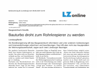 Wohnungsgenossenschaft Lüneburg eG - Presse