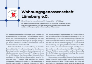 Wohnungsgenossenschaft Lüneburg eG - Presse